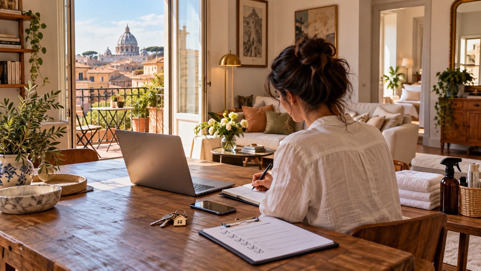 Al momento stai visualizzando Gestire una casa vacanze a Roma da soli: ore, costi ed errori (2026)